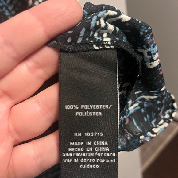 Zac & Rachel Women's Tunic Top Size XL Square Neck, 3/4
Sleeve, Multi-colored - Picture 5 of 8